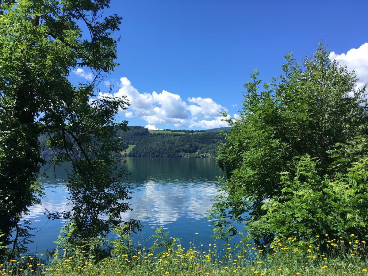 Appartement Kuhglocken Ferienhaus Fuenf Sinne 多布里亚赫 外观 照片