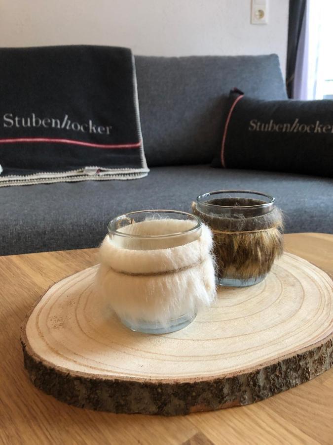 Appartement Kuhglocken Ferienhaus Fuenf Sinne 多布里亚赫 外观 照片