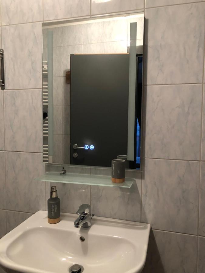 Appartement Kuhglocken Ferienhaus Fuenf Sinne 多布里亚赫 外观 照片