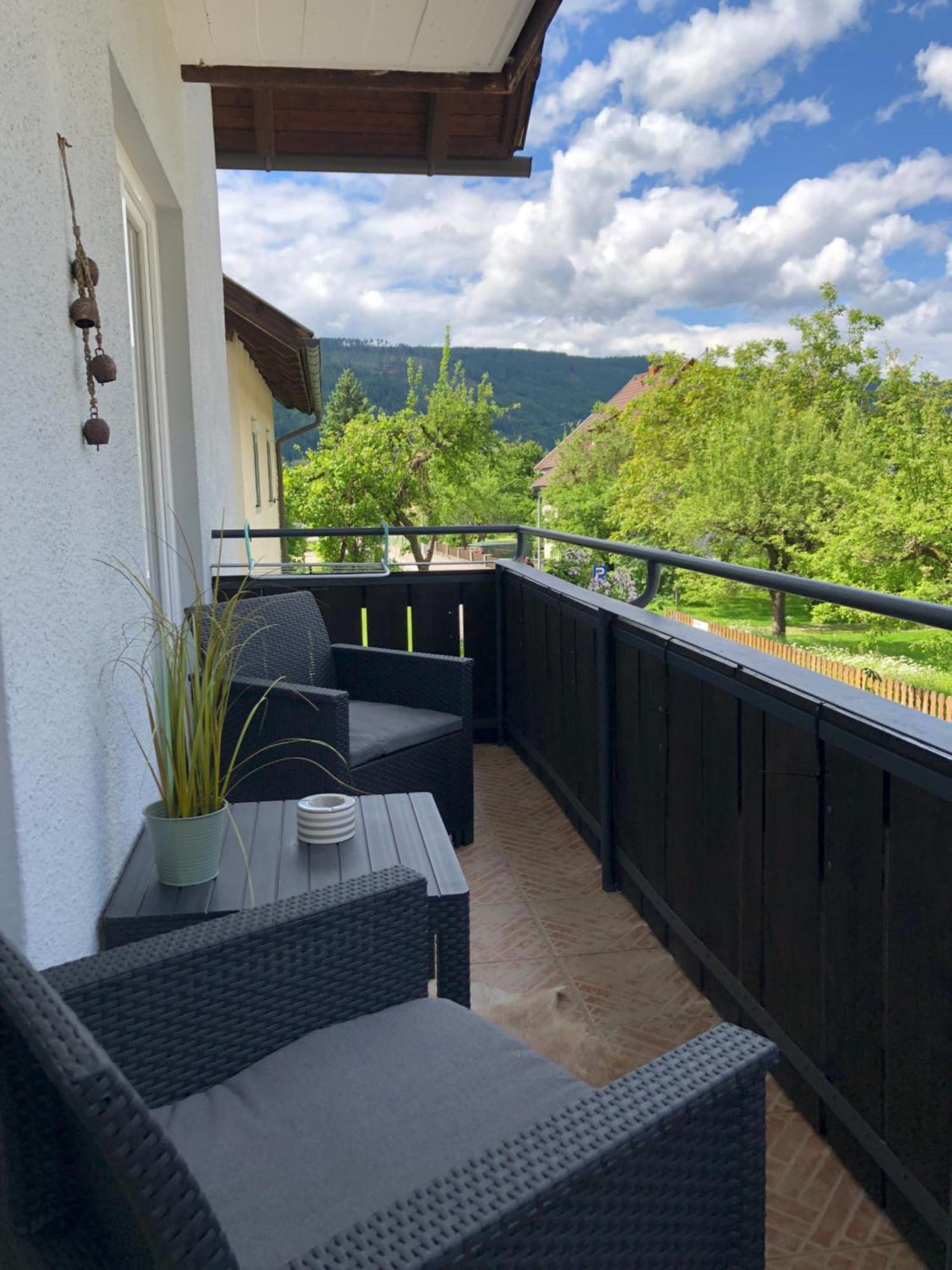 Appartement Kuhglocken Ferienhaus Fuenf Sinne 多布里亚赫 外观 照片