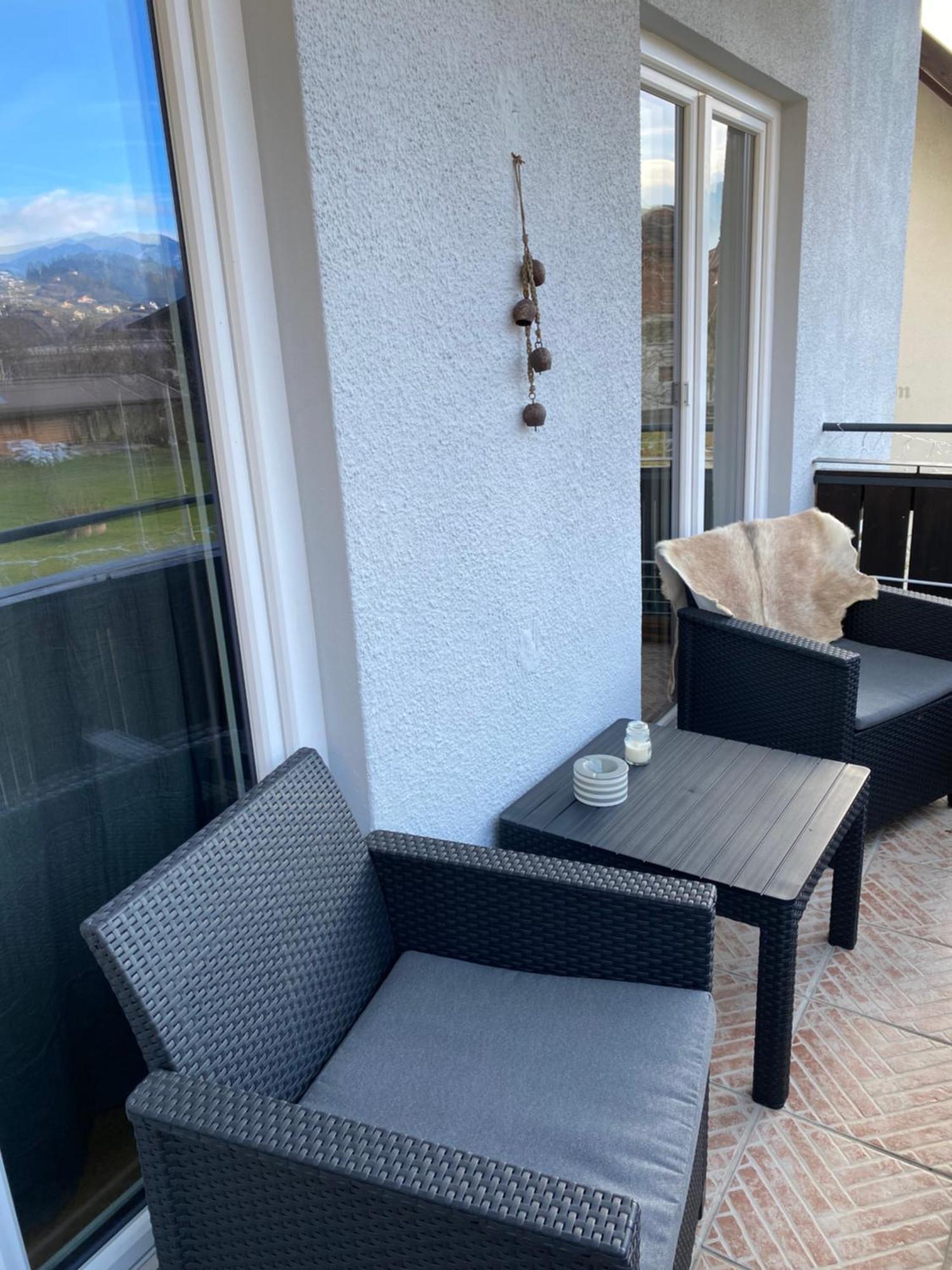 Appartement Kuhglocken Ferienhaus Fuenf Sinne 多布里亚赫 外观 照片